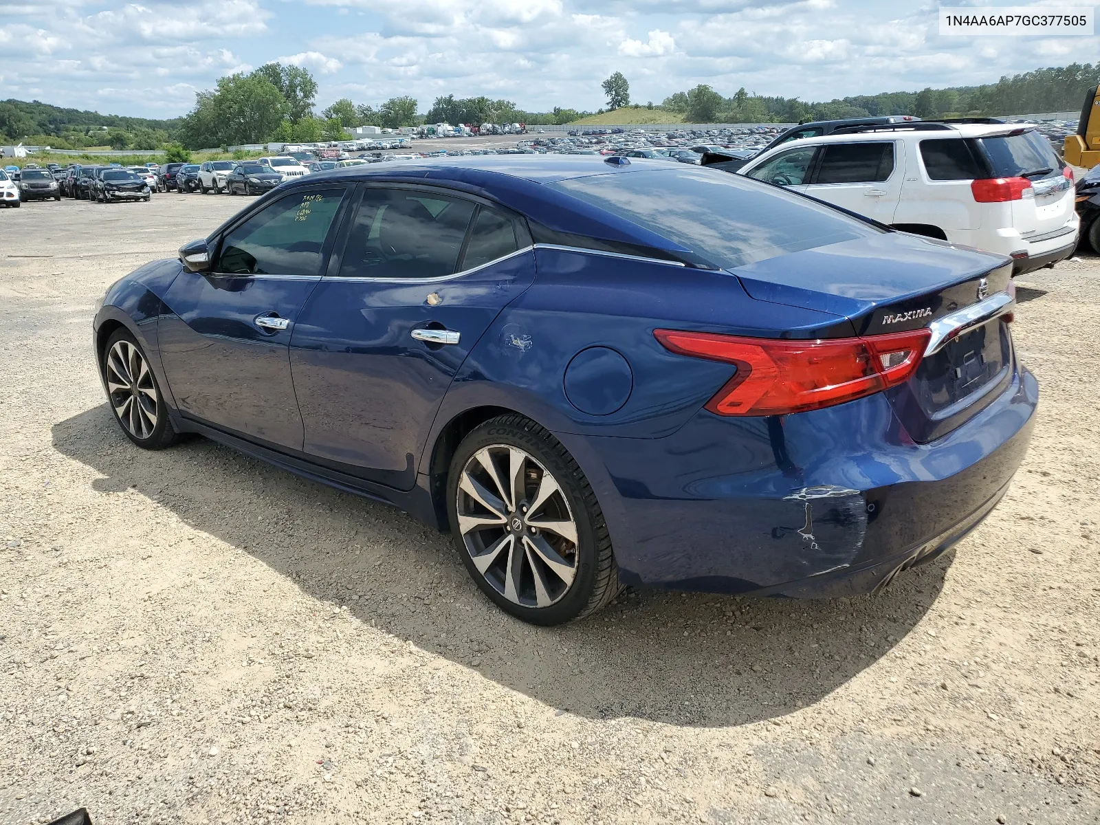 2016 Nissan Maxima 3.5S VIN: 1N4AA6AP7GC377505 Lot: 64040984