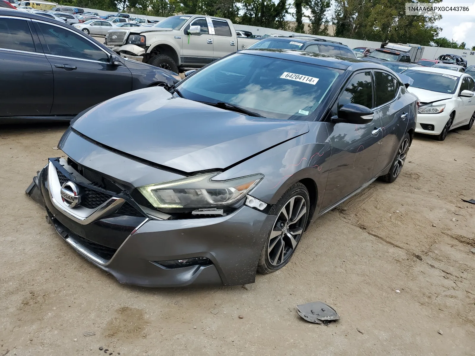 2016 Nissan Maxima 3.5S VIN: 1N4AA6APXGC443786 Lot: 64204114