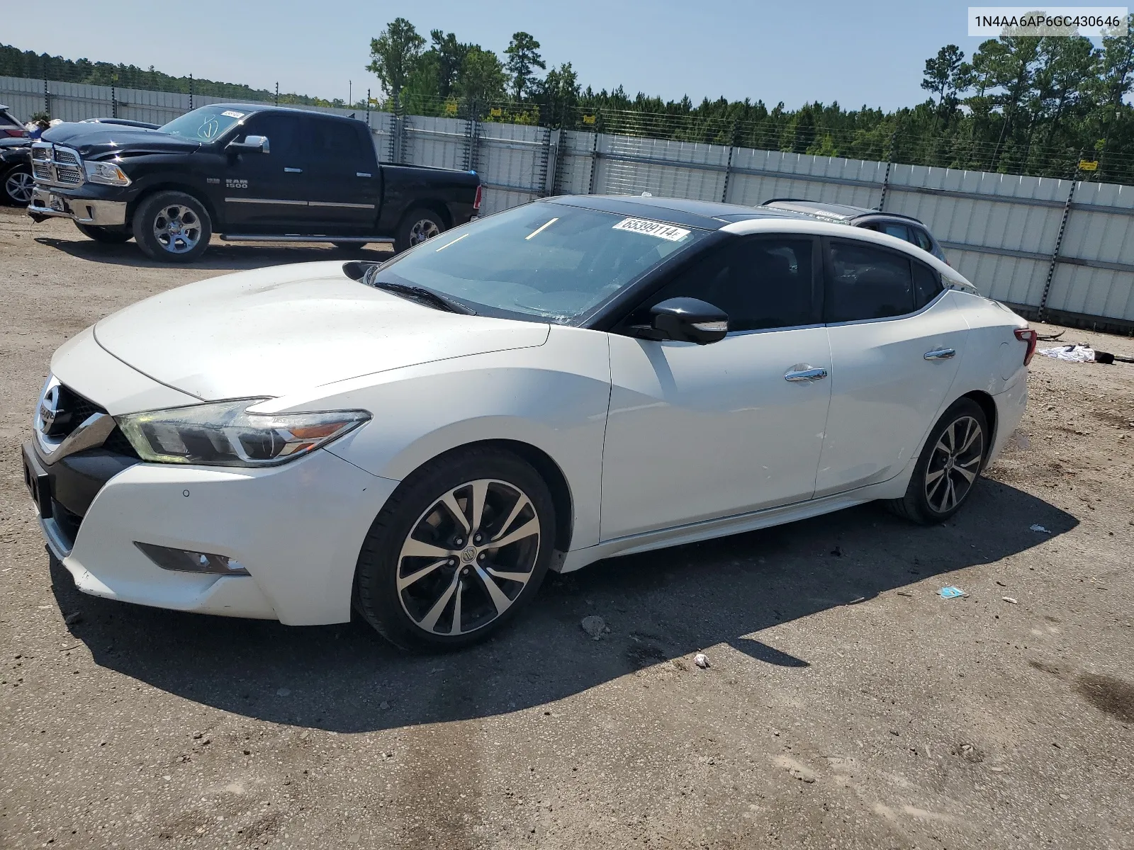 2016 Nissan Maxima 3.5S VIN: 1N4AA6AP6GC430646 Lot: 65399114