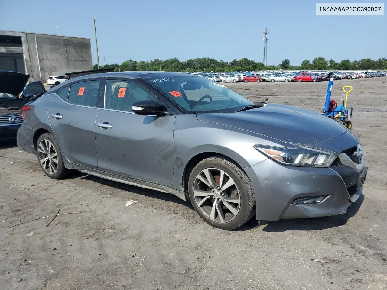 2016 Nissan Maxima 3.5S VIN: 1N4AA6AP1GC390007 Lot: 65455644