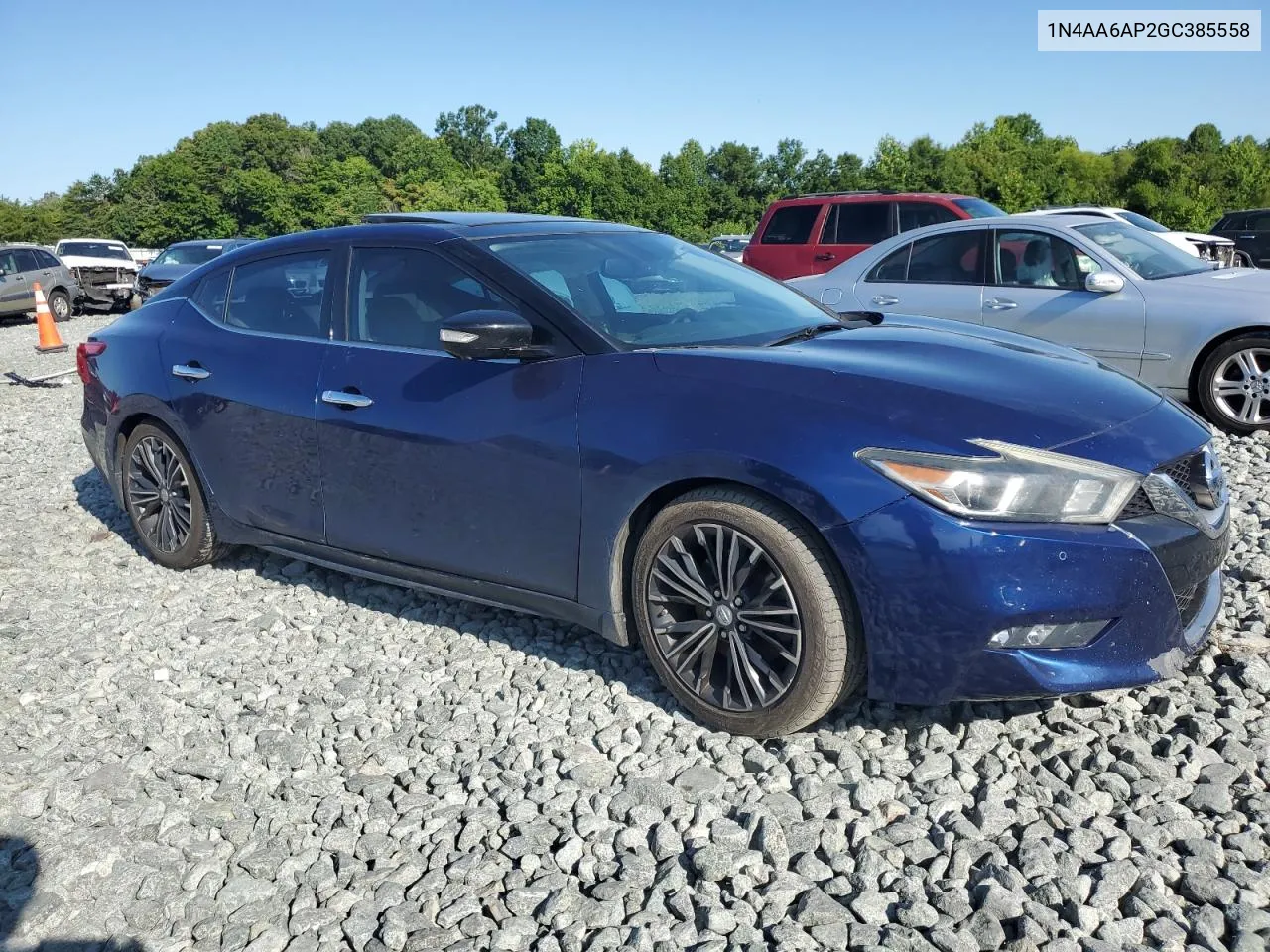 2016 Nissan Maxima 3.5S VIN: 1N4AA6AP2GC385558 Lot: 65824504