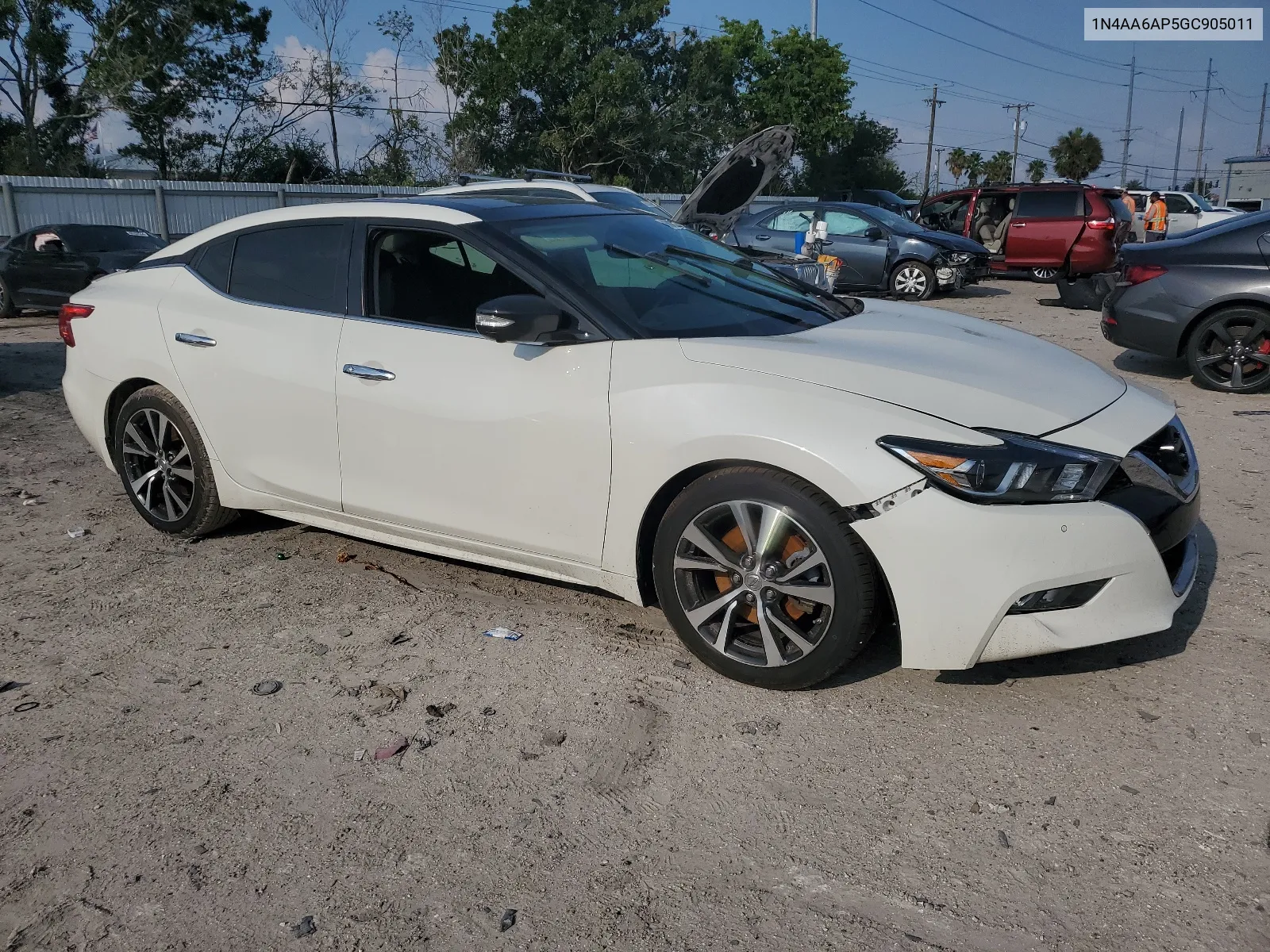 2016 Nissan Maxima 3.5S VIN: 1N4AA6AP5GC905011 Lot: 66122244