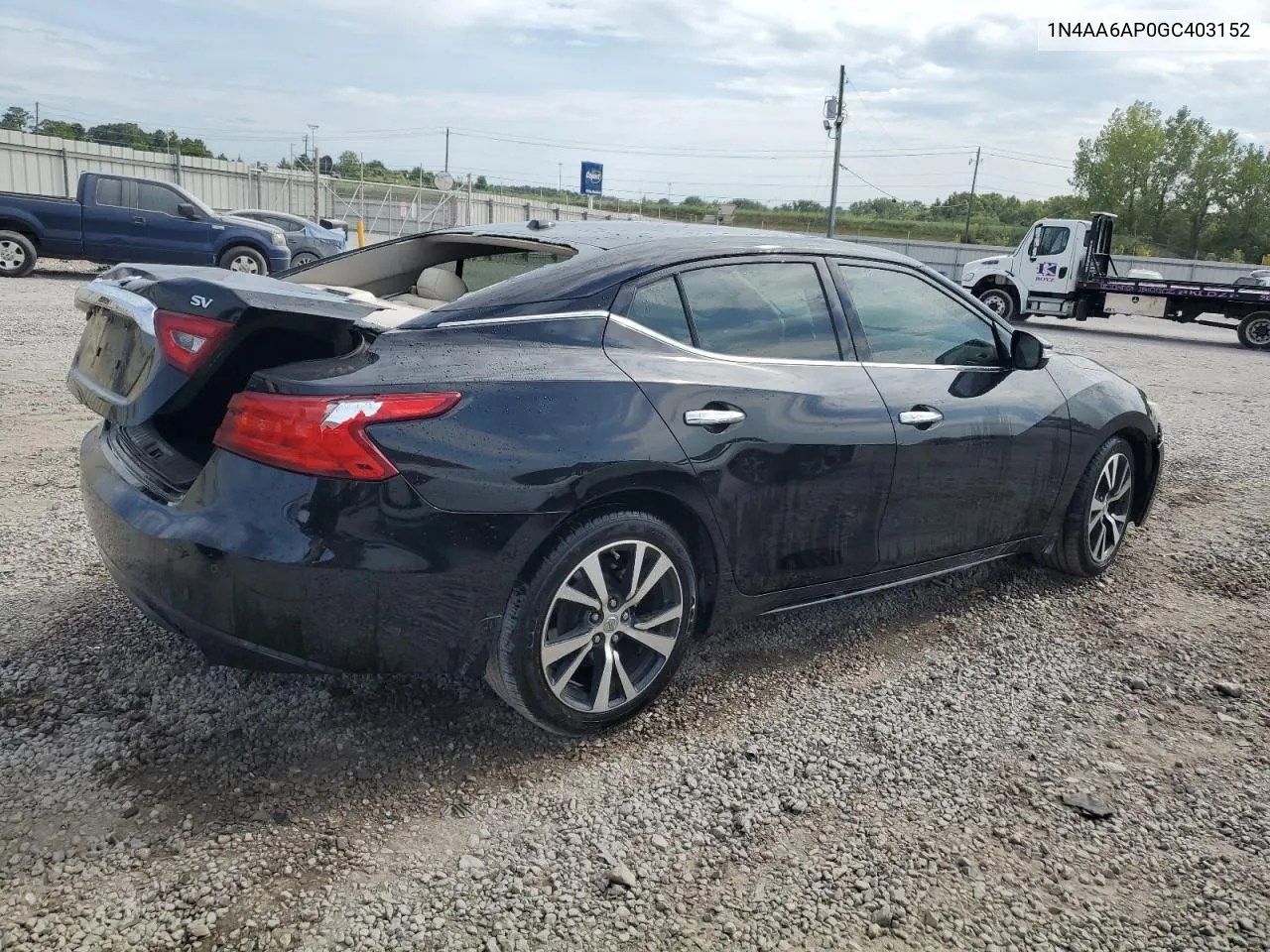 2016 Nissan Maxima 3.5S VIN: 1N4AA6AP0GC403152 Lot: 67091154