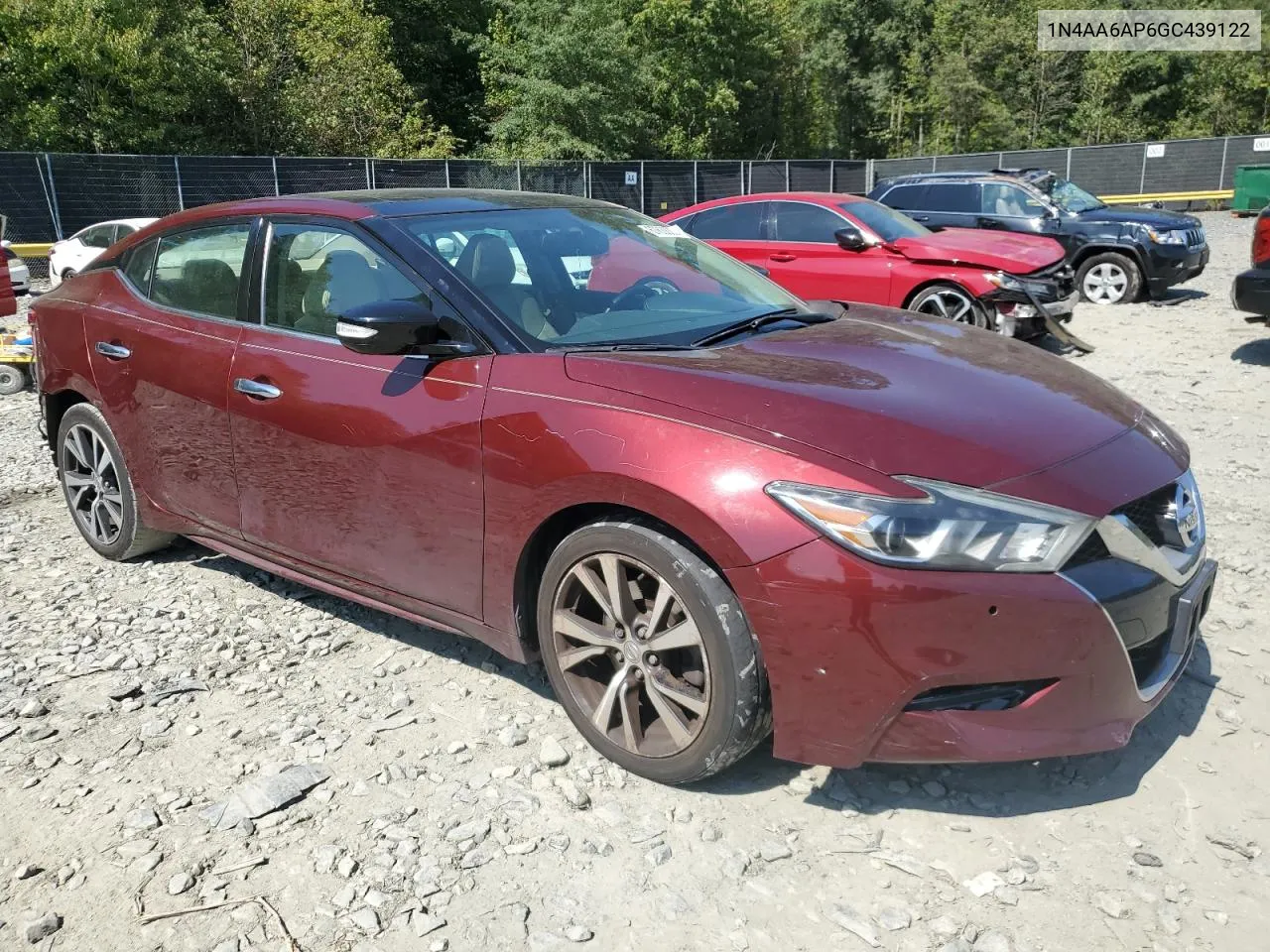 2016 Nissan Maxima 3.5S VIN: 1N4AA6AP6GC439122 Lot: 67638394