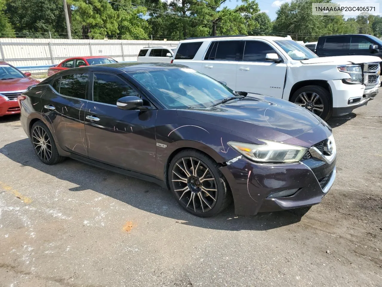 2016 Nissan Maxima 3.5S VIN: 1N4AA6AP2GC406571 Lot: 67751054