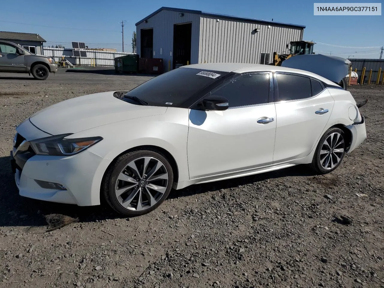 2016 Nissan Maxima 3.5S VIN: 1N4AA6AP9GC377151 Lot: 68069994