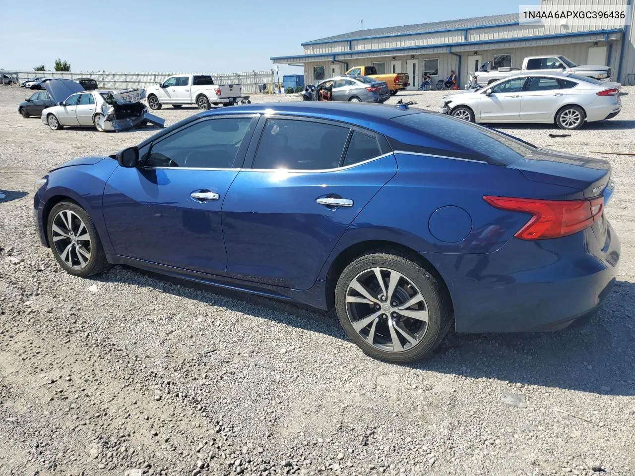 2016 Nissan Maxima 3.5S VIN: 1N4AA6APXGC396436 Lot: 68545814