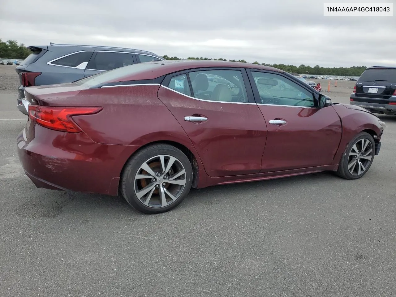 2016 Nissan Maxima 3.5S VIN: 1N4AA6AP4GC418043 Lot: 69153294