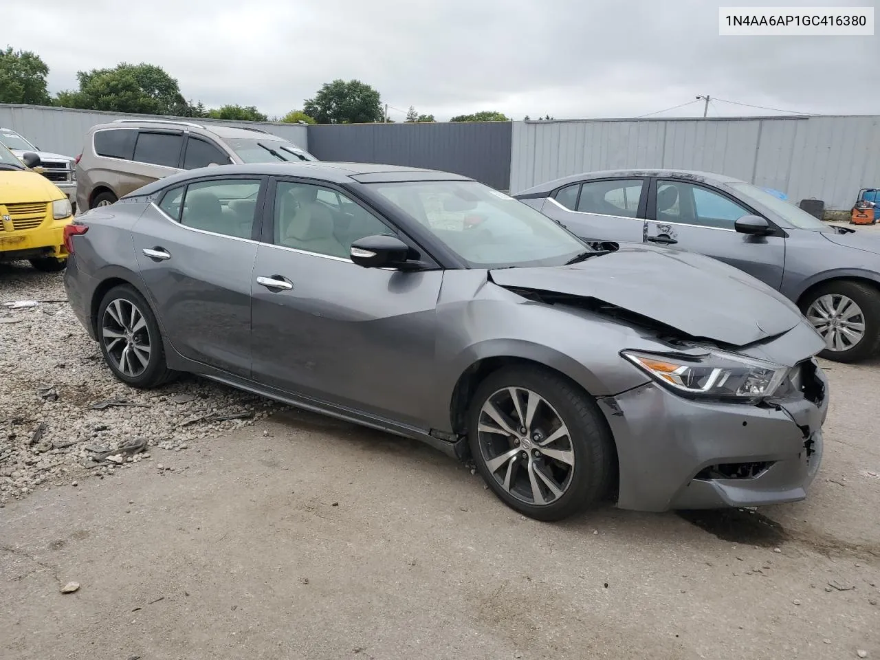 2016 Nissan Maxima 3.5S VIN: 1N4AA6AP1GC416380 Lot: 69263674