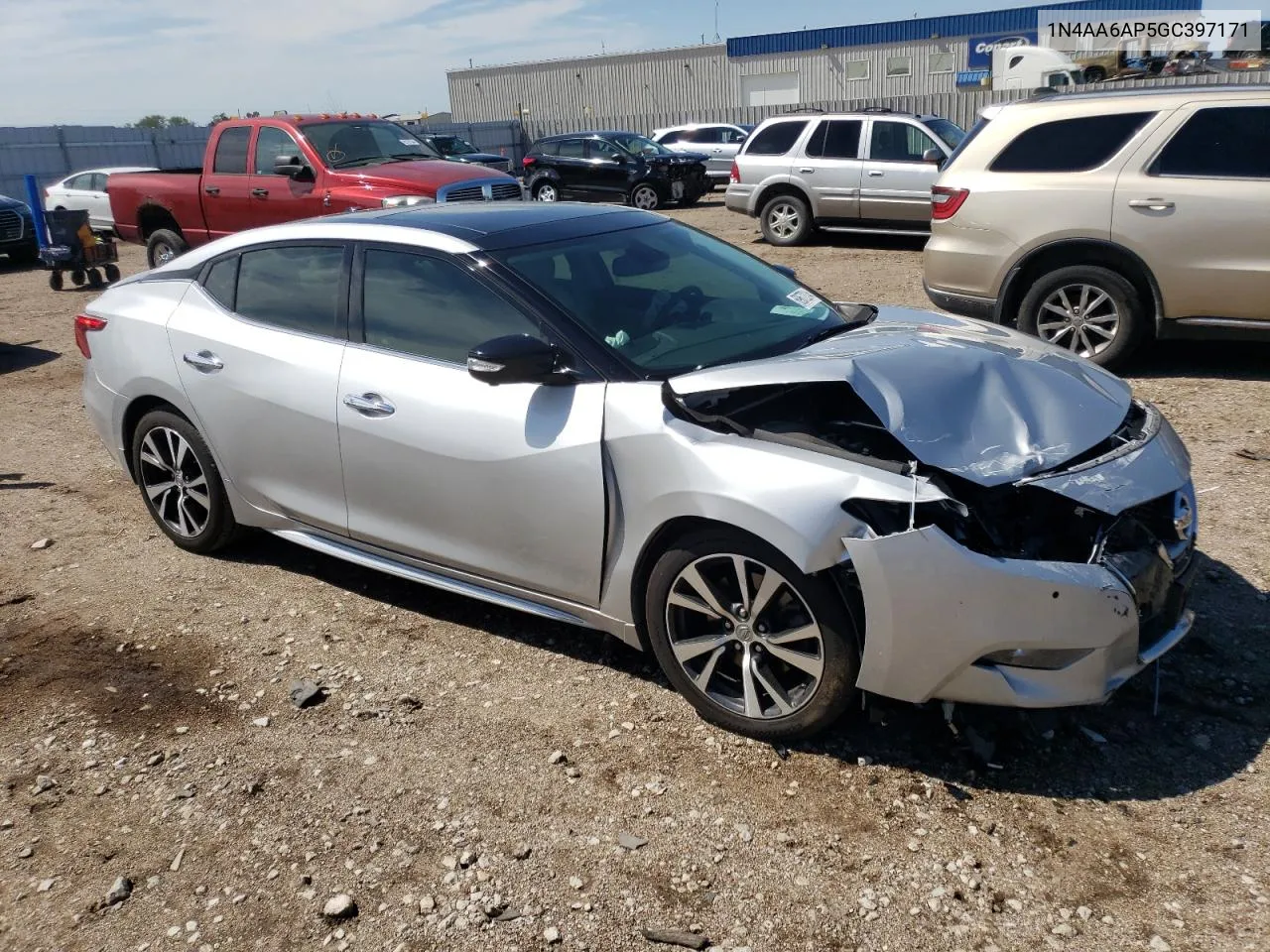 2016 Nissan Maxima 3.5S VIN: 1N4AA6AP5GC397171 Lot: 69672314