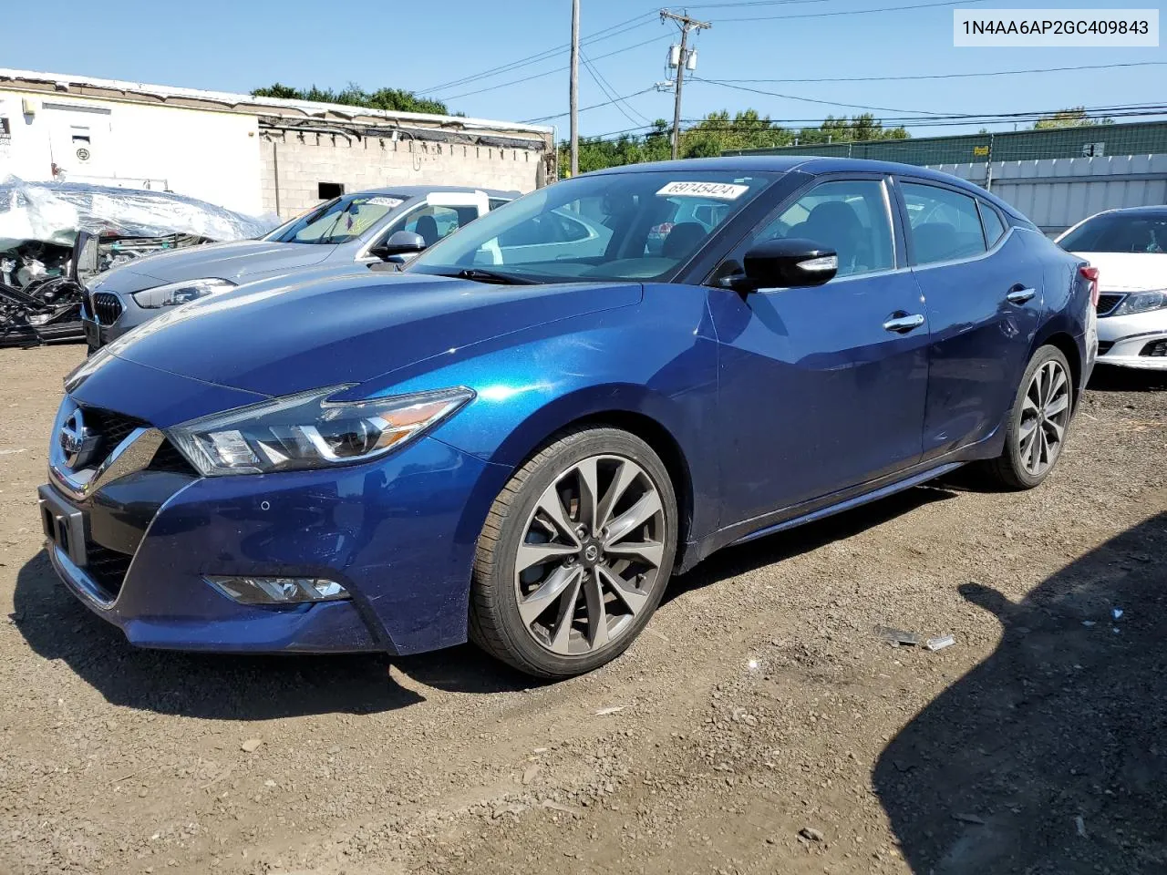 2016 Nissan Maxima 3.5S VIN: 1N4AA6AP2GC409843 Lot: 69745424