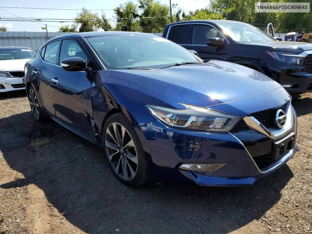 1N4AA6AP2GC409843 2016 Nissan Maxima 3.5S