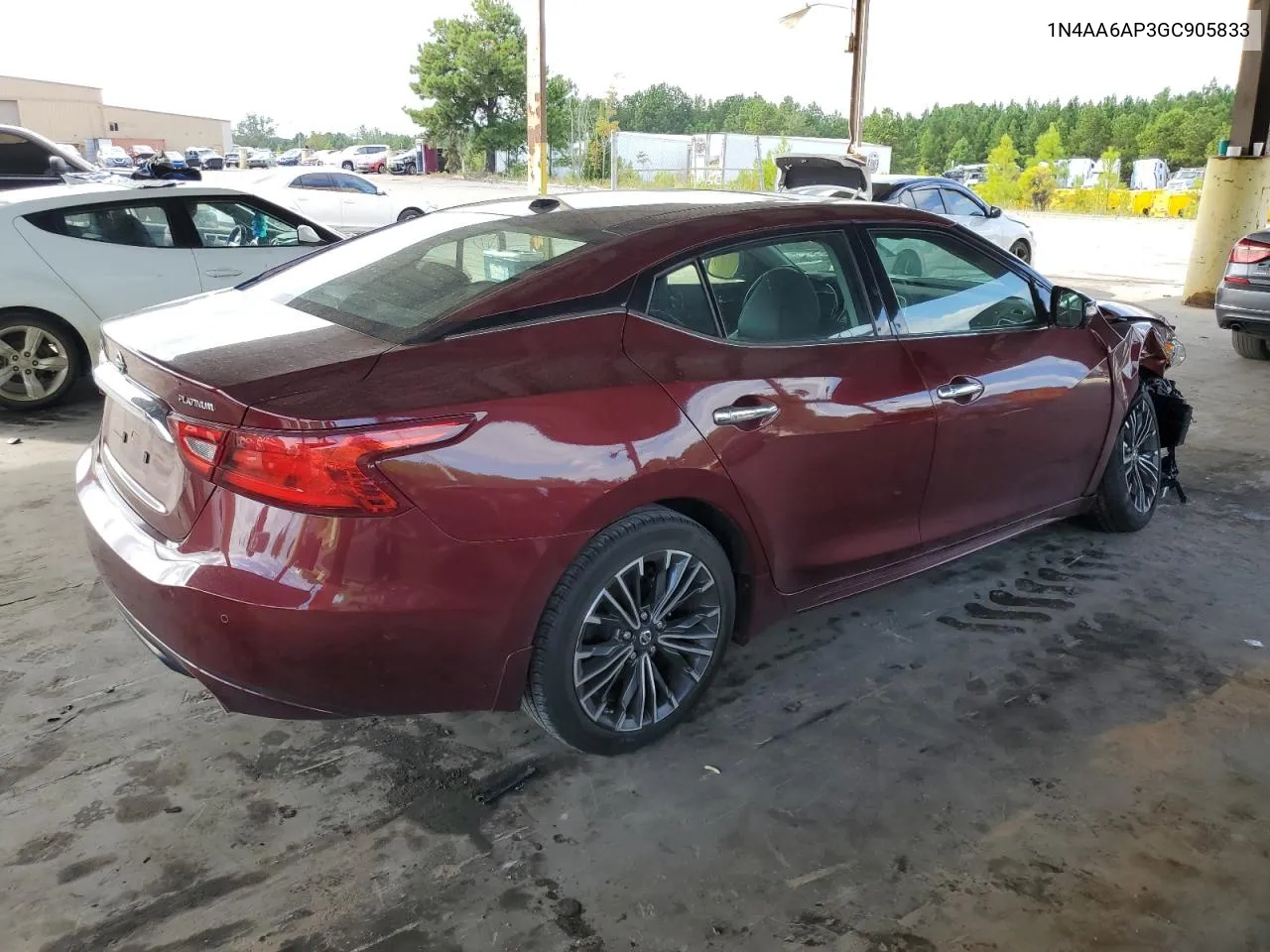 2016 Nissan Maxima 3.5S VIN: 1N4AA6AP3GC905833 Lot: 69875964