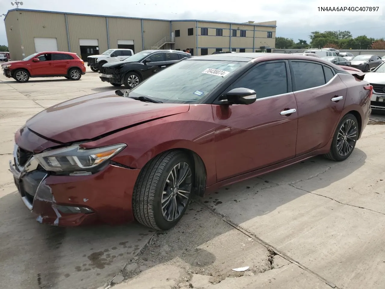 2016 Nissan Maxima 3.5S VIN: 1N4AA6AP4GC407897 Lot: 70438074