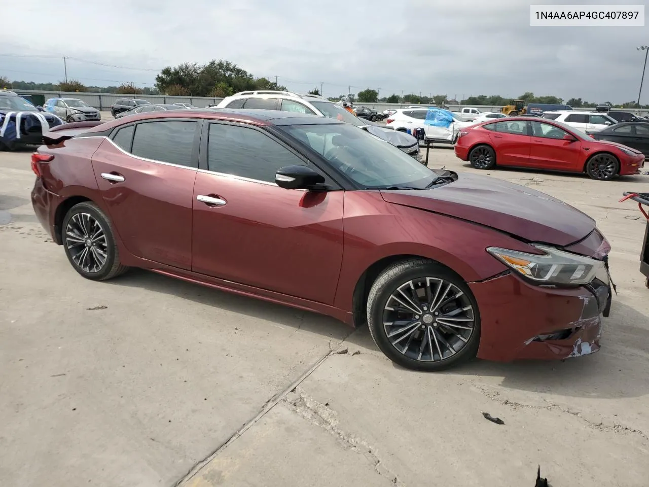 1N4AA6AP4GC407897 2016 Nissan Maxima 3.5S