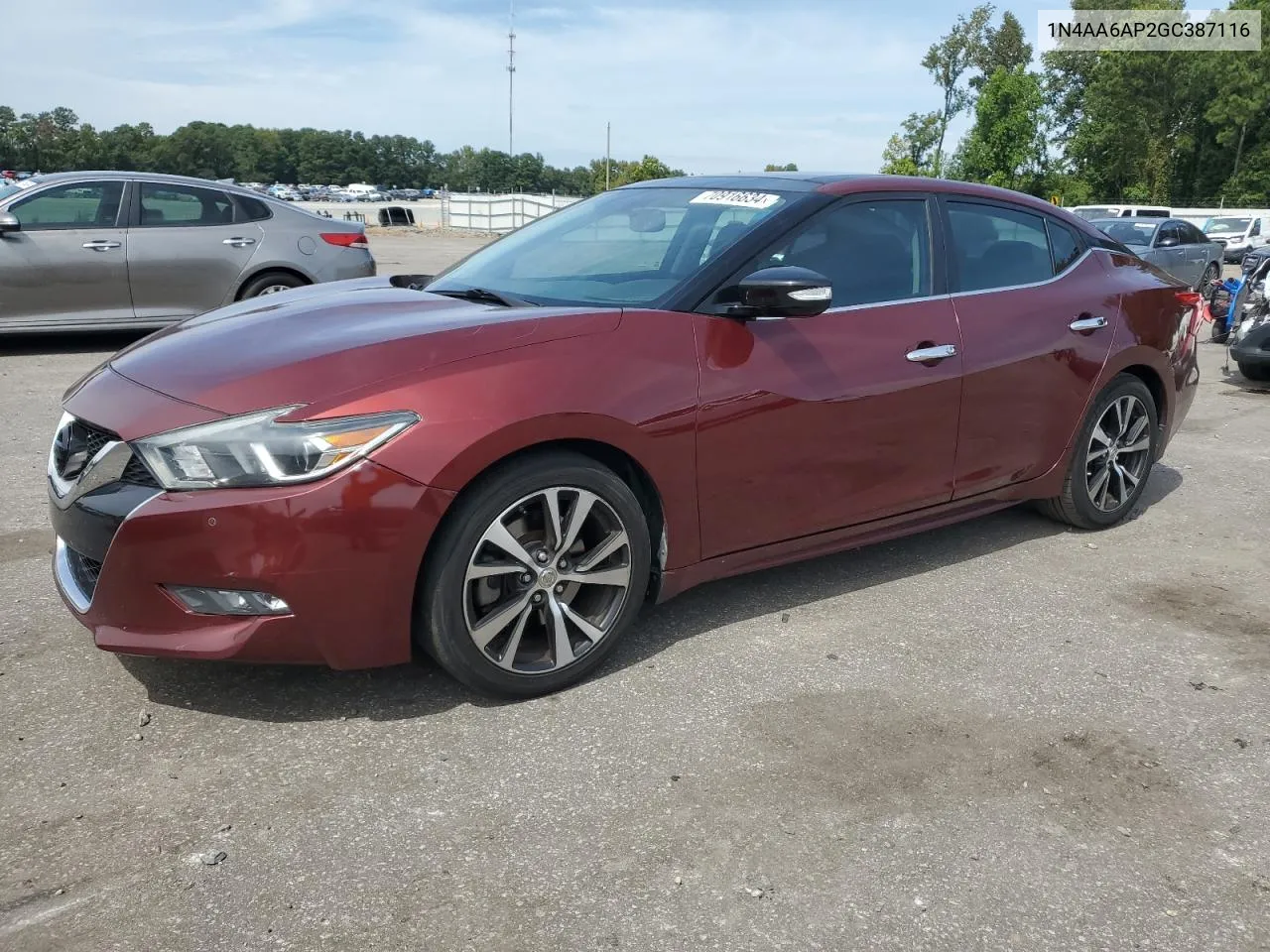 2016 Nissan Maxima 3.5S VIN: 1N4AA6AP2GC387116 Lot: 70916634