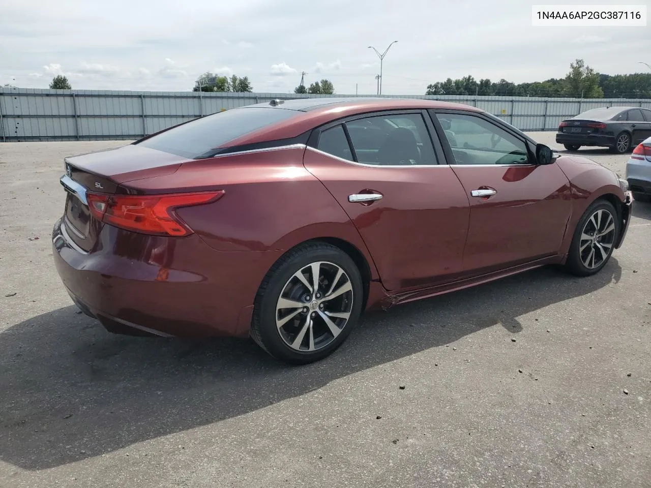 2016 Nissan Maxima 3.5S VIN: 1N4AA6AP2GC387116 Lot: 70916634