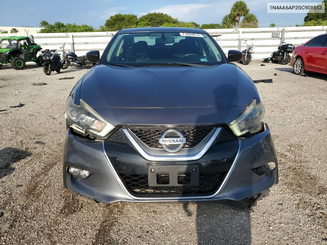 2016 Nissan Maxima 3.5S VIN: 1N4AA6AP2GC901353 Lot: 71004014