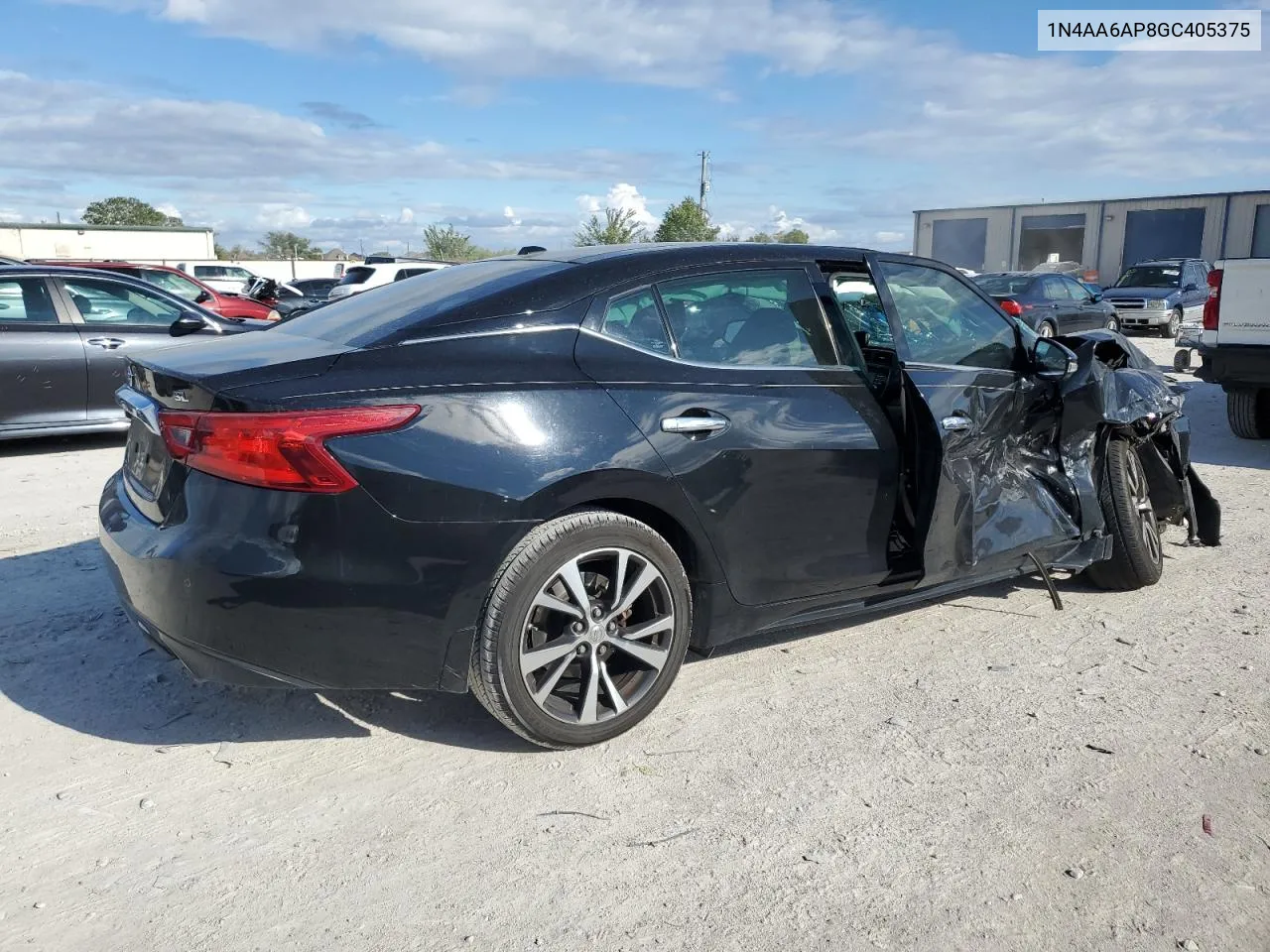 2016 Nissan Maxima 3.5S VIN: 1N4AA6AP8GC405375 Lot: 71297474