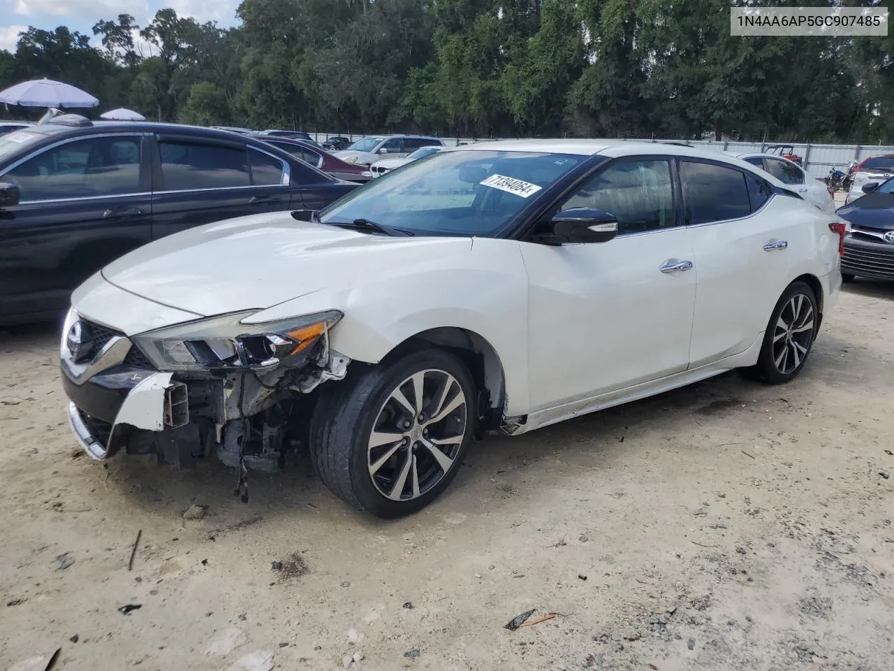 2016 Nissan Maxima 3.5S VIN: 1N4AA6AP5GC907485 Lot: 71394064