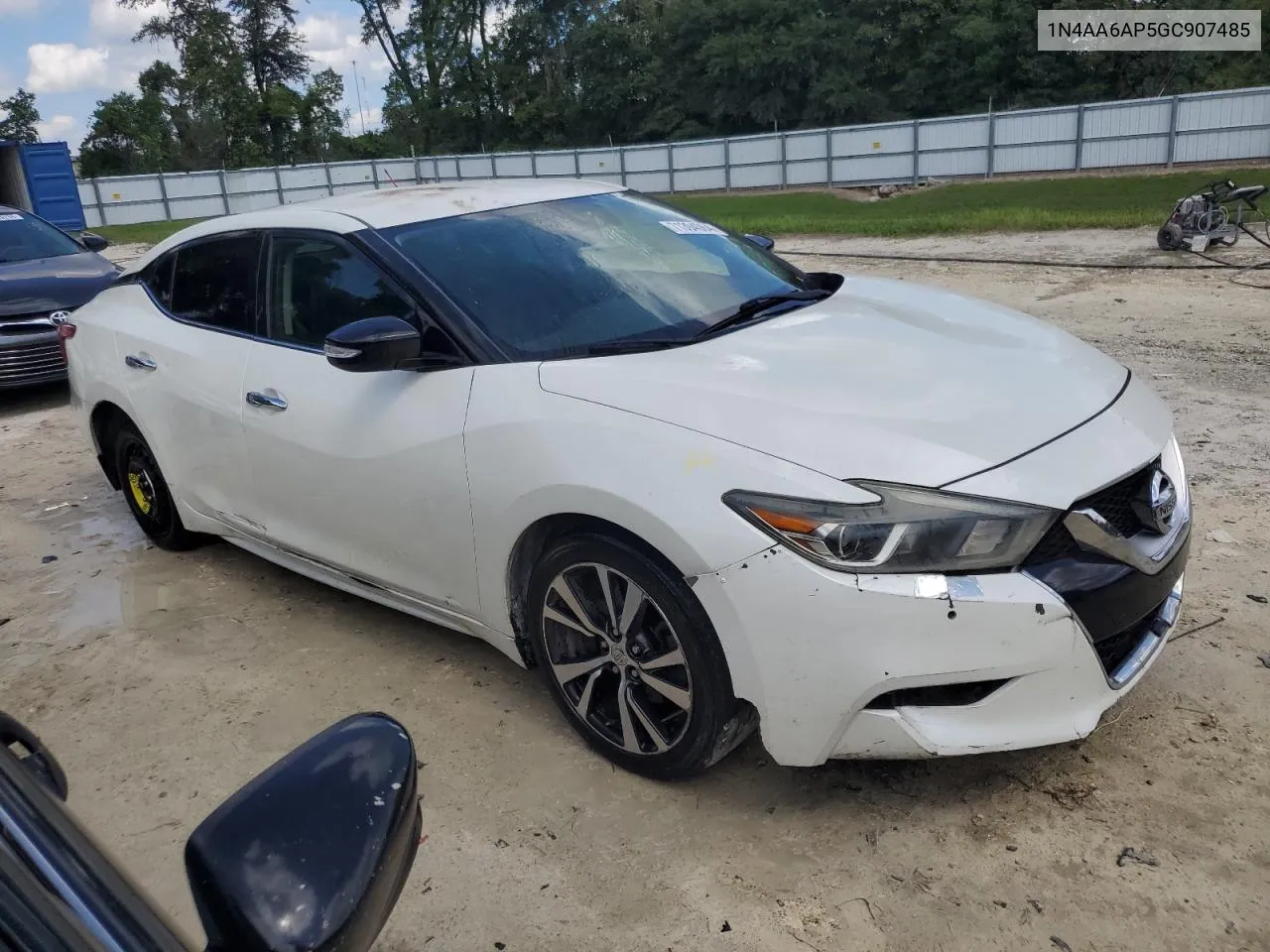 2016 Nissan Maxima 3.5S VIN: 1N4AA6AP5GC907485 Lot: 71394064