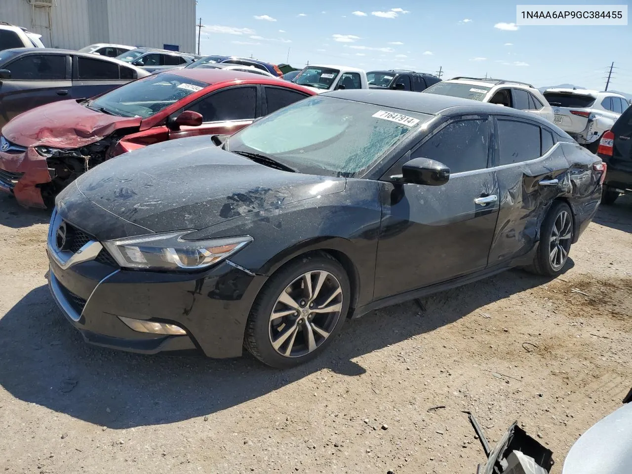 2016 Nissan Maxima 3.5S VIN: 1N4AA6AP9GC384455 Lot: 71647914