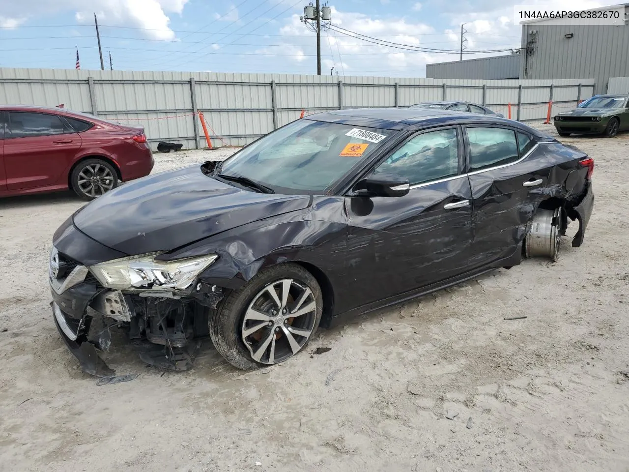 1N4AA6AP3GC382670 2016 Nissan Maxima 3.5S