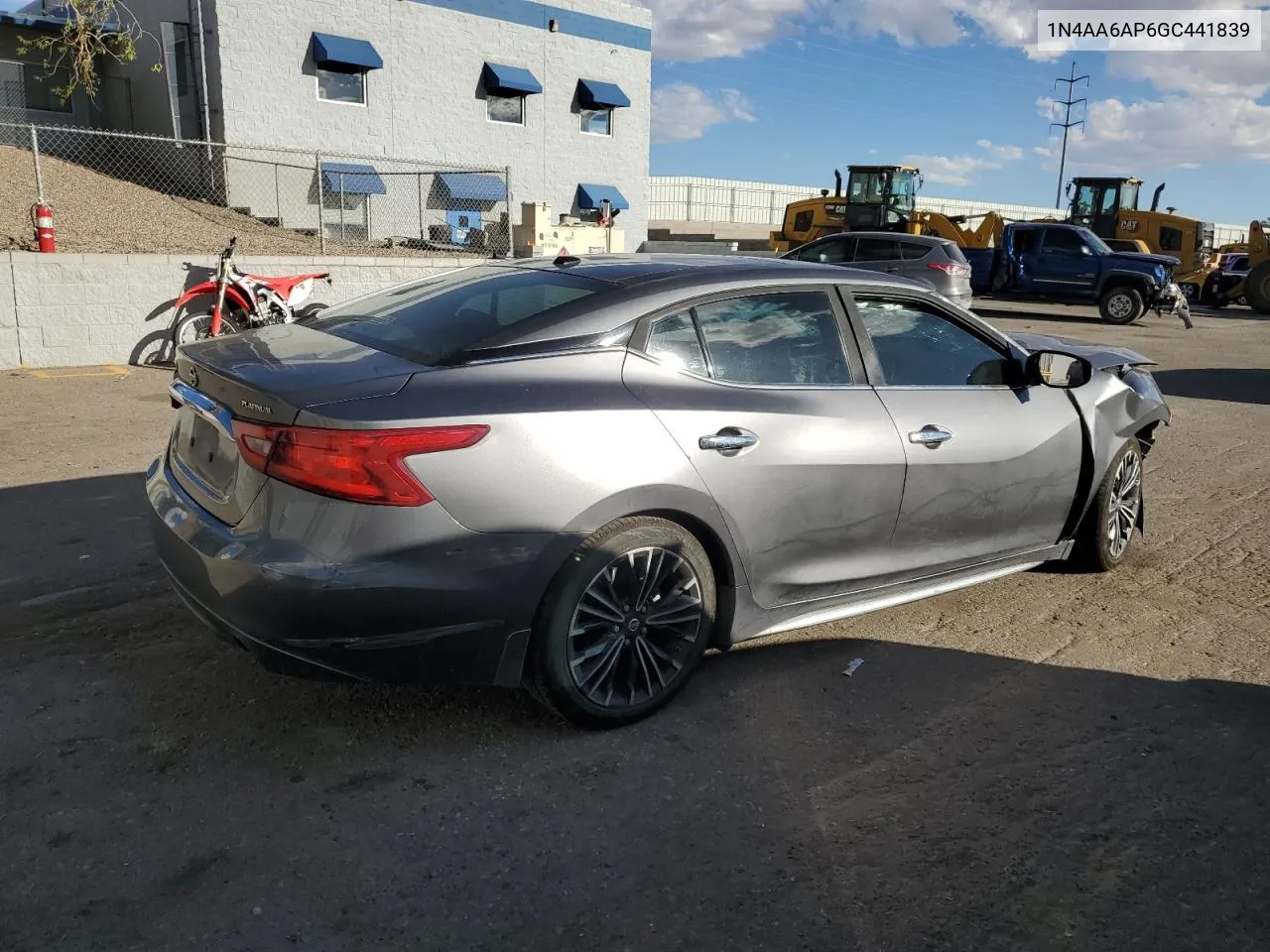 2016 Nissan Maxima 3.5S VIN: 1N4AA6AP6GC441839 Lot: 72072674