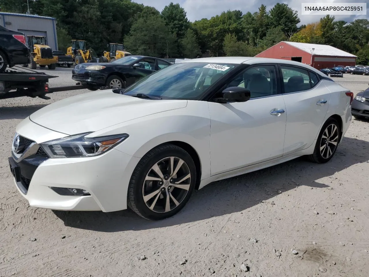 2016 Nissan Maxima 3.5S VIN: 1N4AA6AP8GC425951 Lot: 72134684