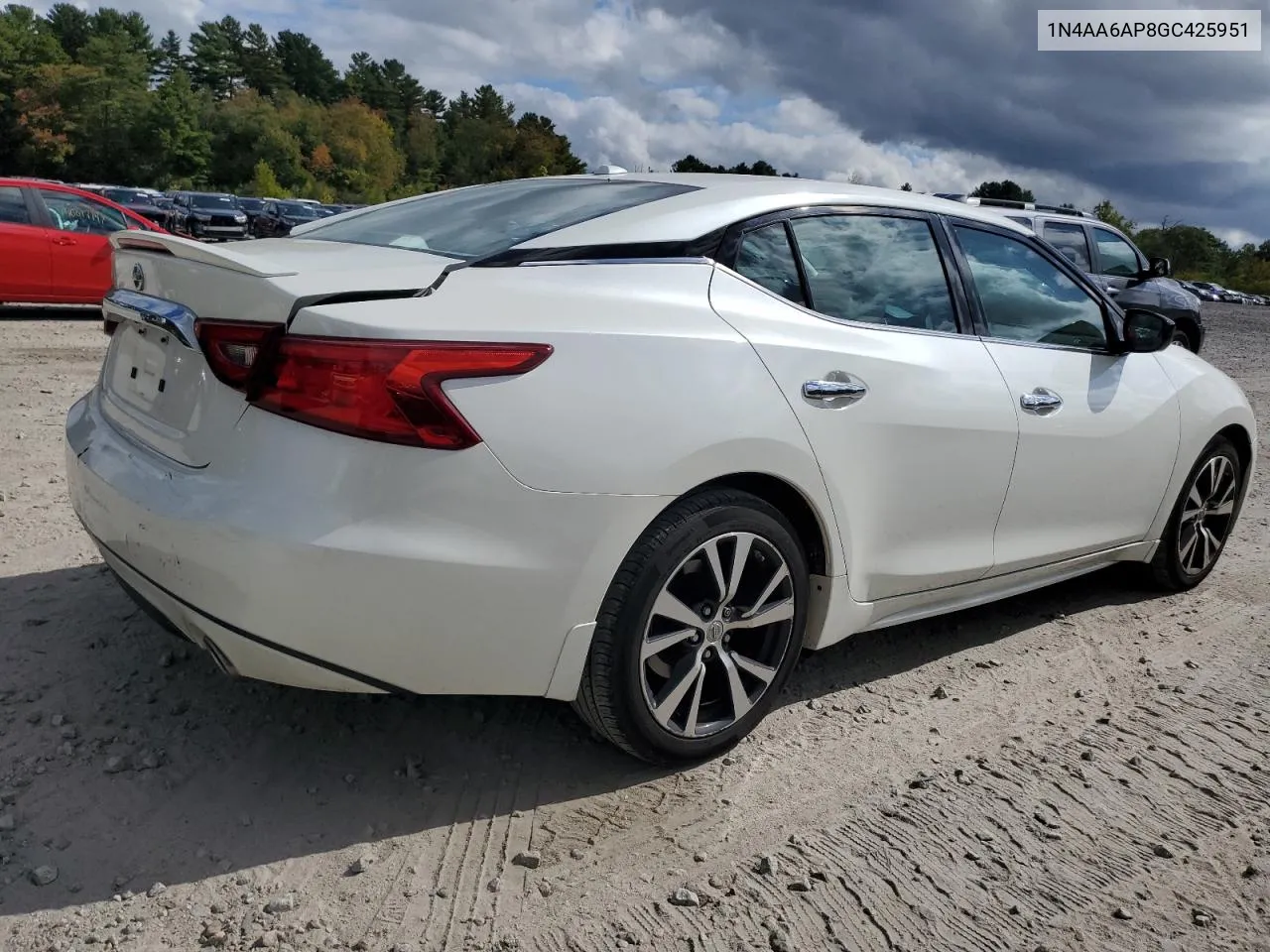 2016 Nissan Maxima 3.5S VIN: 1N4AA6AP8GC425951 Lot: 72134684