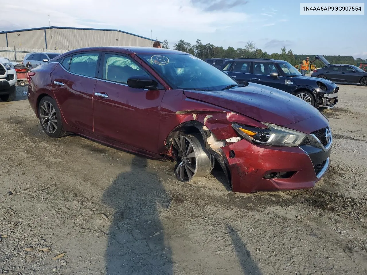 2016 Nissan Maxima 3.5S VIN: 1N4AA6AP9GC907554 Lot: 72315034