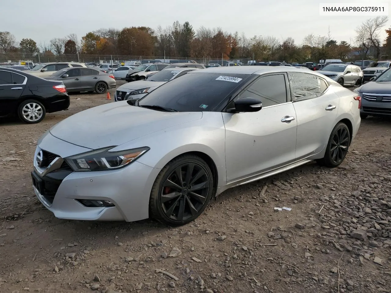 2016 Nissan Maxima 3.5S VIN: 1N4AA6AP8GC375911 Lot: 72425994