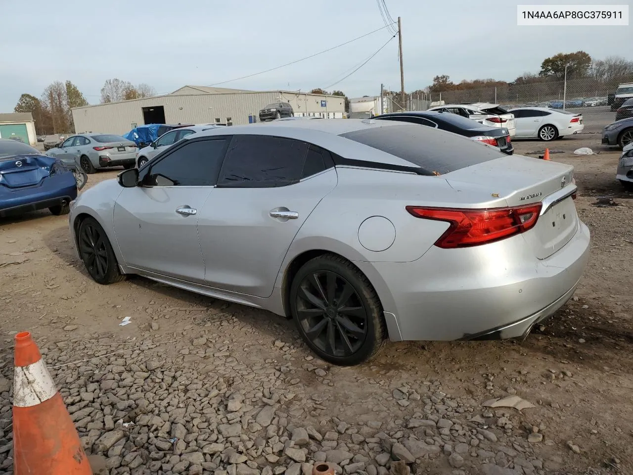 2016 Nissan Maxima 3.5S VIN: 1N4AA6AP8GC375911 Lot: 72425994