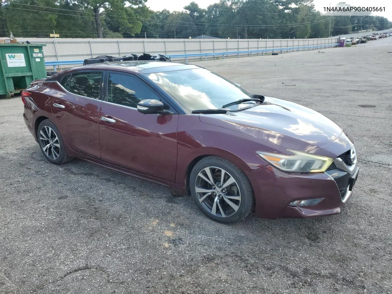 1N4AA6AP9GC405661 2016 Nissan Maxima 3.5S