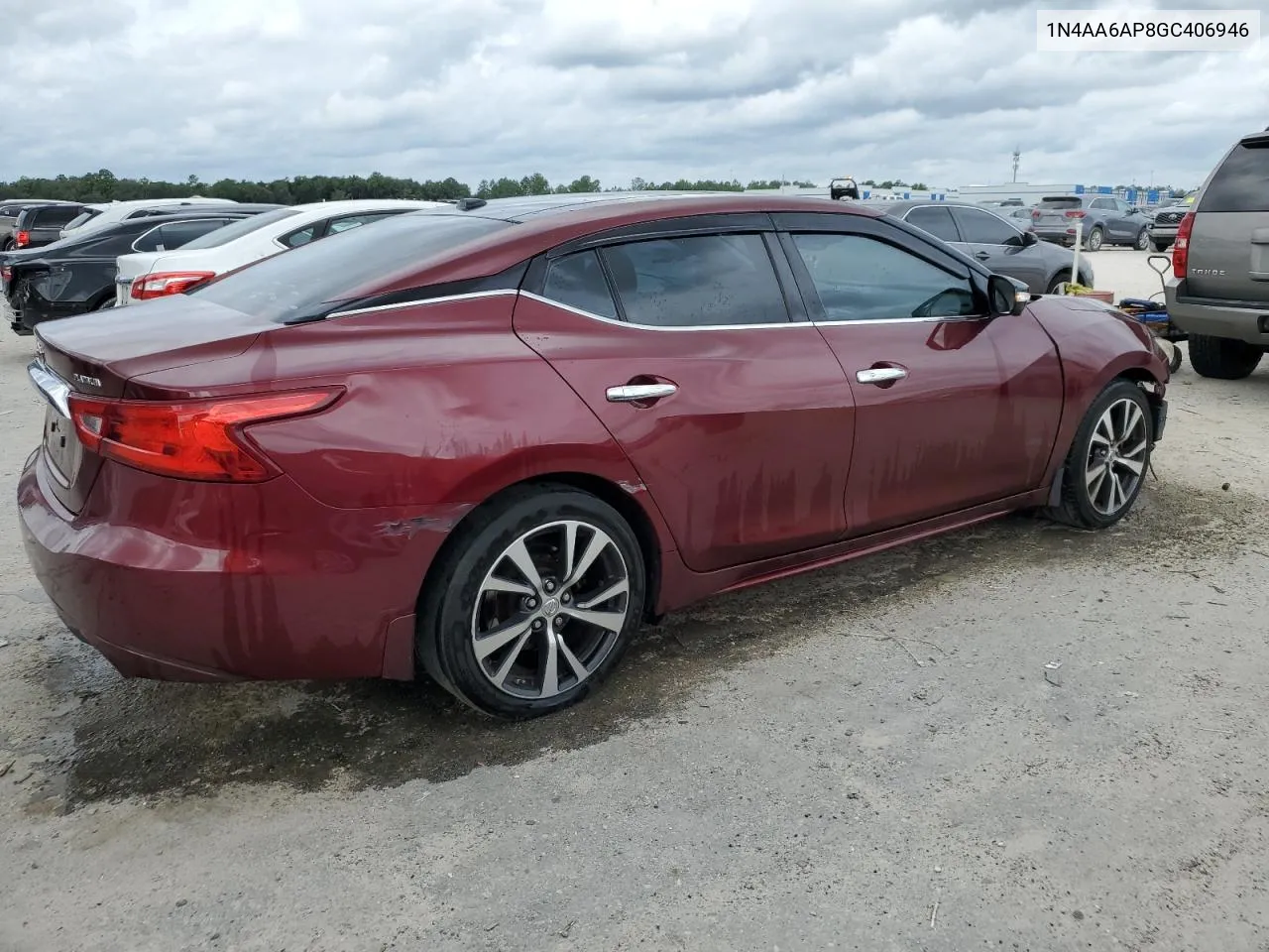 2016 Nissan Maxima 3.5S VIN: 1N4AA6AP8GC406946 Lot: 72553414