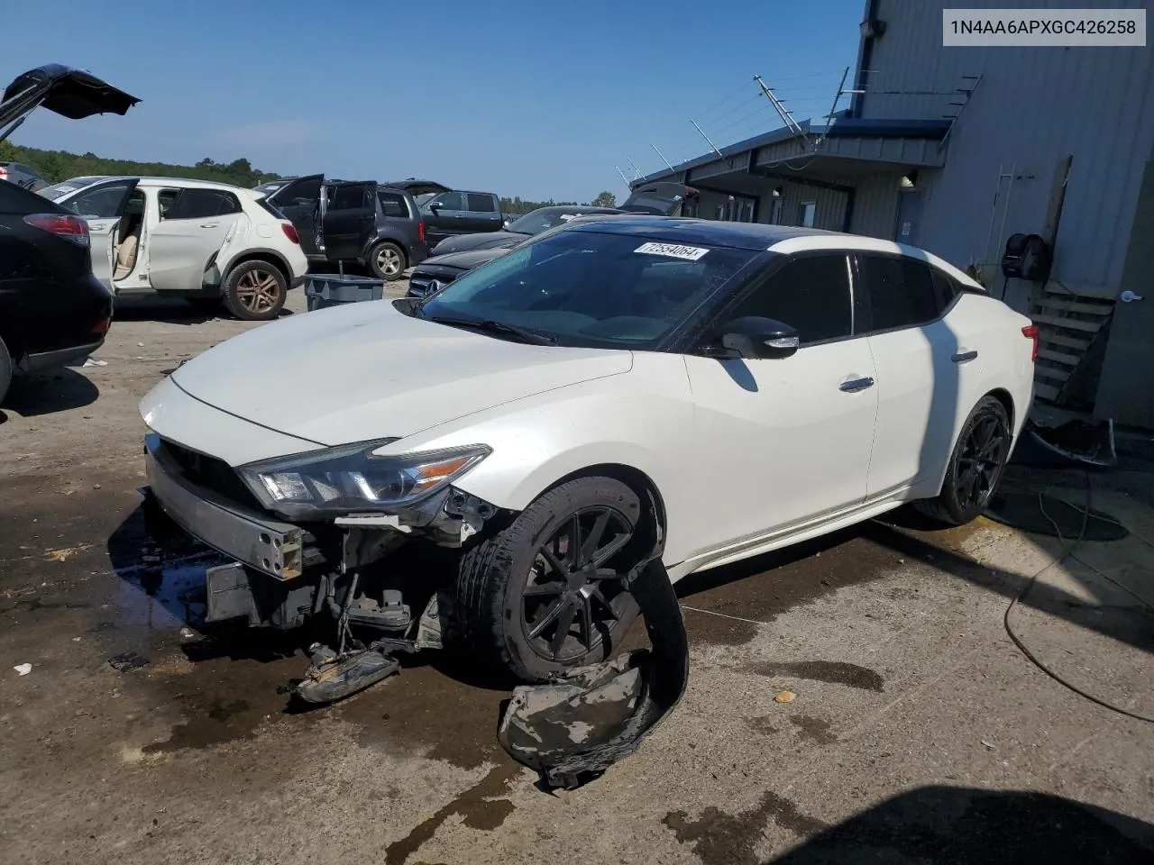 2016 Nissan Maxima 3.5S VIN: 1N4AA6APXGC426258 Lot: 72554064