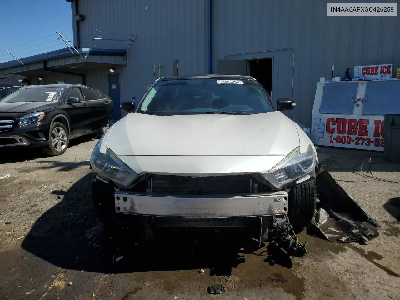 2016 Nissan Maxima 3.5S VIN: 1N4AA6APXGC426258 Lot: 72554064