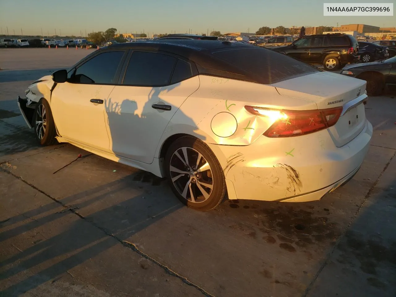 2016 Nissan Maxima 3.5S VIN: 1N4AA6AP7GC399696 Lot: 72604534