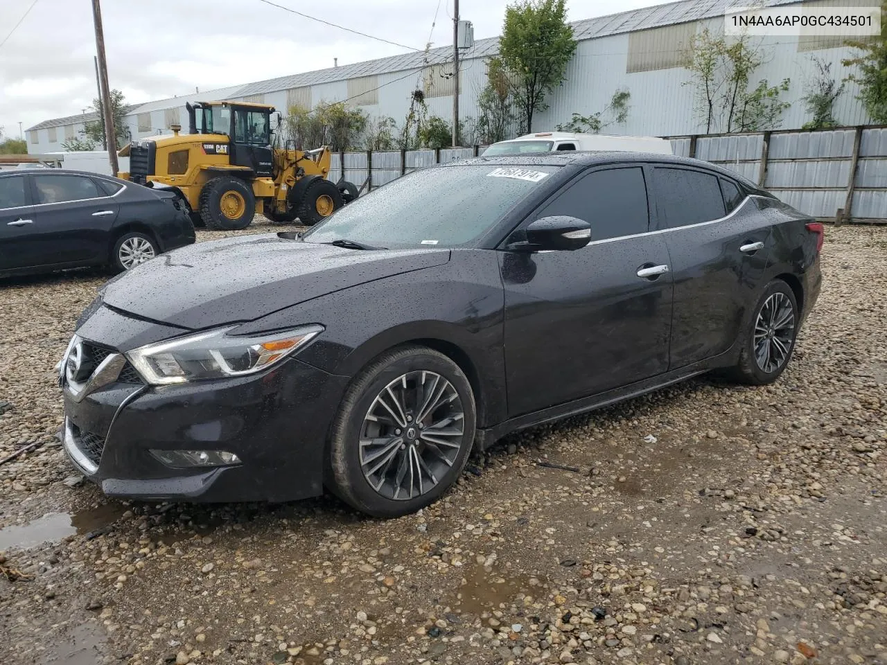 2016 Nissan Maxima 3.5S VIN: 1N4AA6AP0GC434501 Lot: 72687974