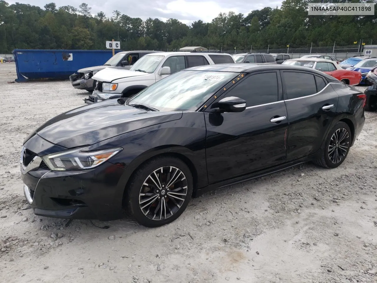 2016 Nissan Maxima 3.5S VIN: 1N4AA6AP4GC411898 Lot: 72688974