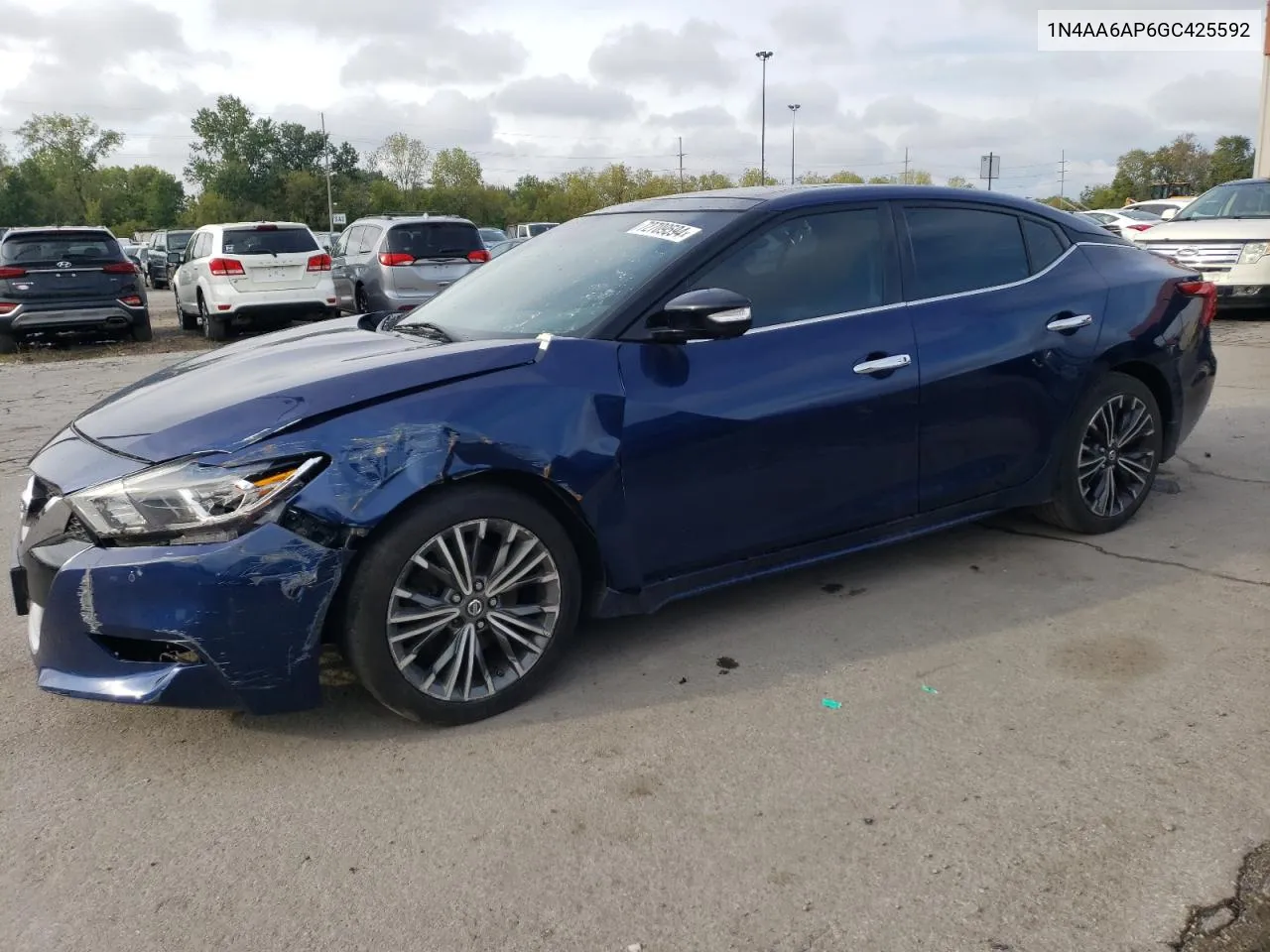 2016 Nissan Maxima 3.5S VIN: 1N4AA6AP6GC425592 Lot: 72709594