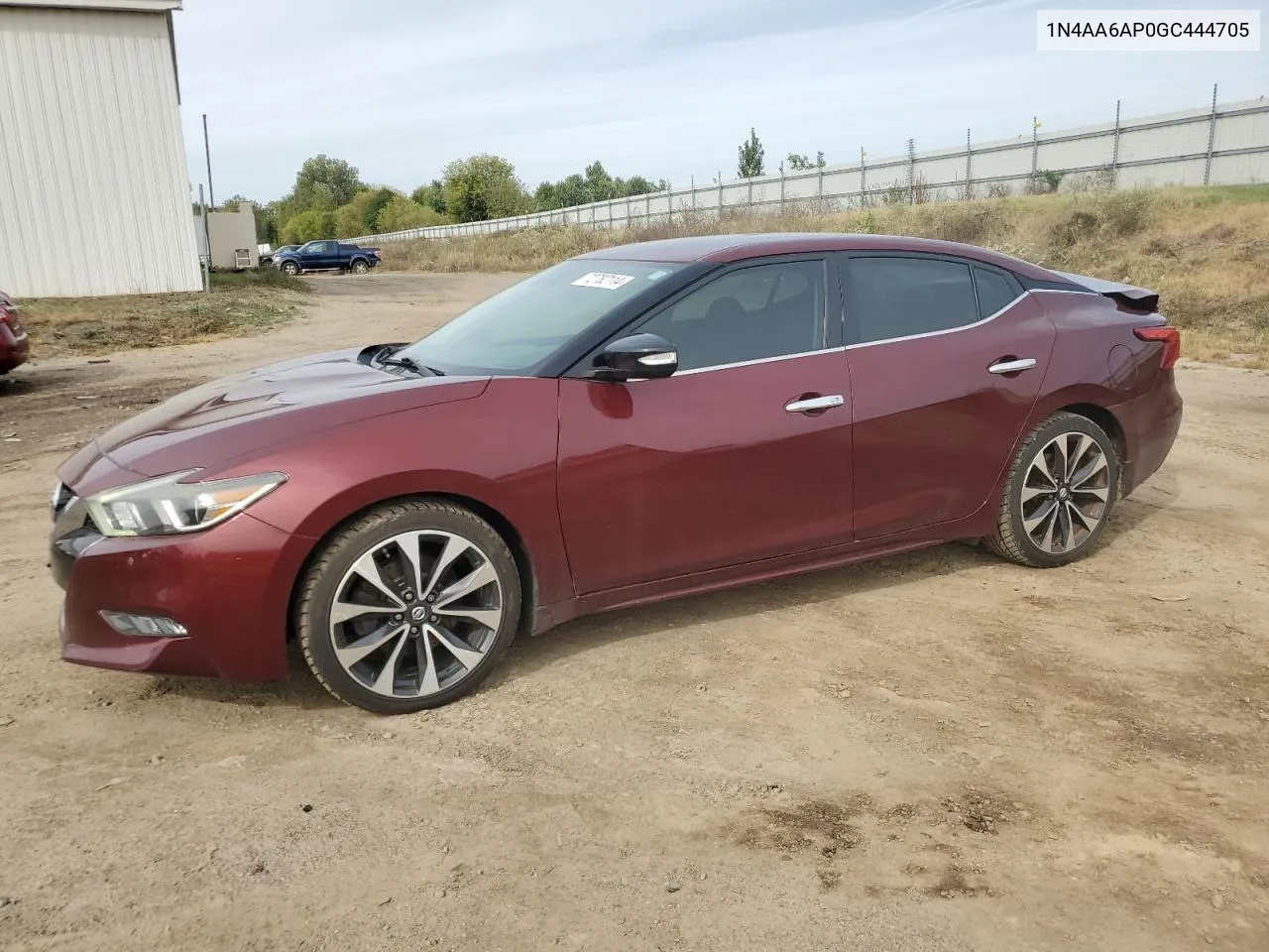 2016 Nissan Maxima 3.5S VIN: 1N4AA6AP0GC444705 Lot: 72782114