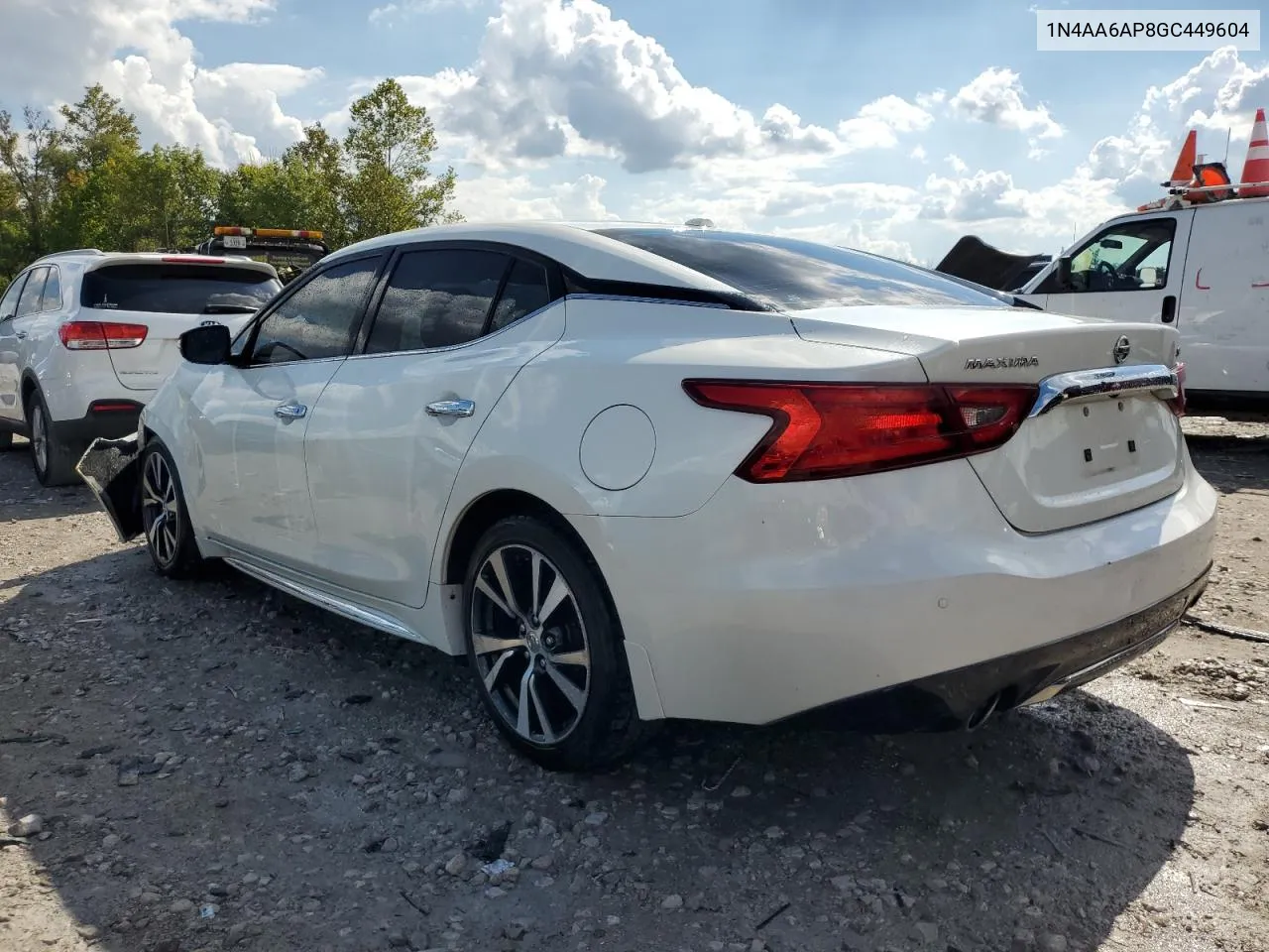 2016 Nissan Maxima 3.5S VIN: 1N4AA6AP8GC449604 Lot: 72924574