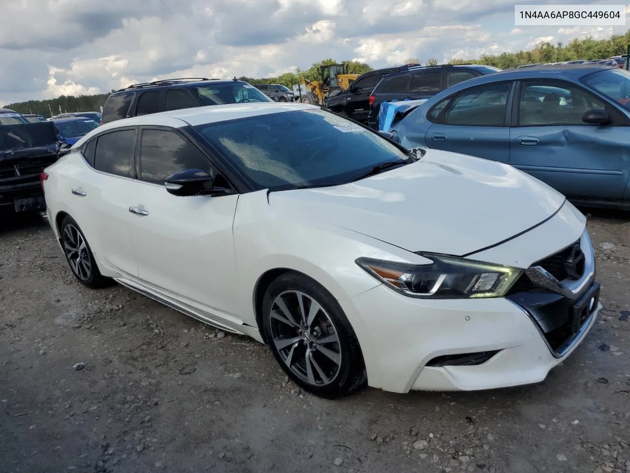 2016 Nissan Maxima 3.5S VIN: 1N4AA6AP8GC449604 Lot: 72924574