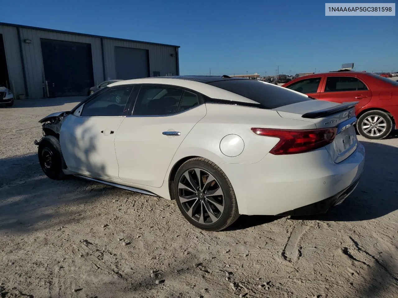 1N4AA6AP5GC381598 2016 Nissan Maxima 3.5S