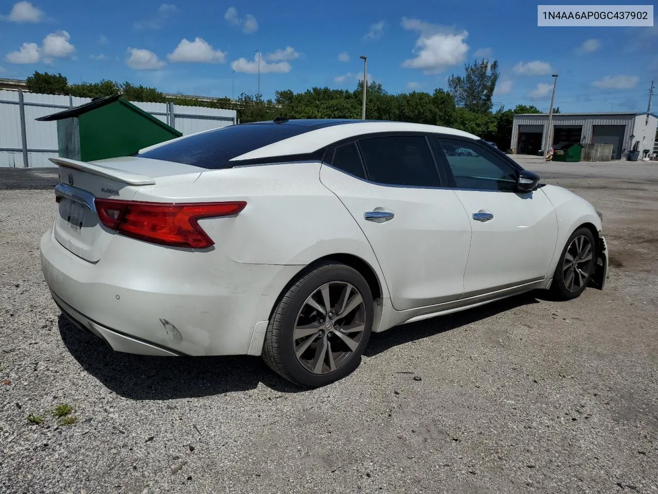 2016 Nissan Maxima 3.5S VIN: 1N4AA6AP0GC437902 Lot: 73493174