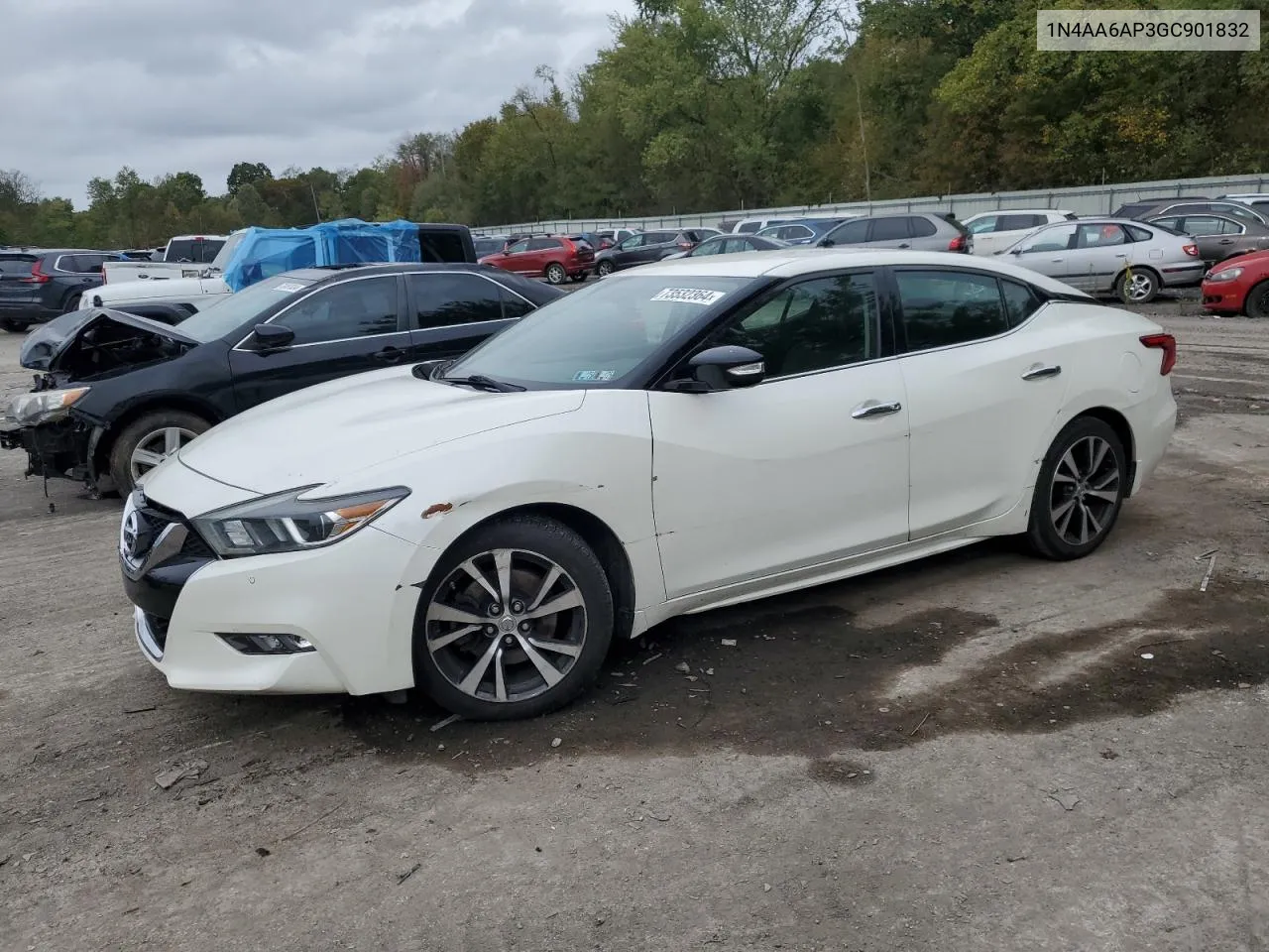 2016 Nissan Maxima 3.5S VIN: 1N4AA6AP3GC901832 Lot: 73532364