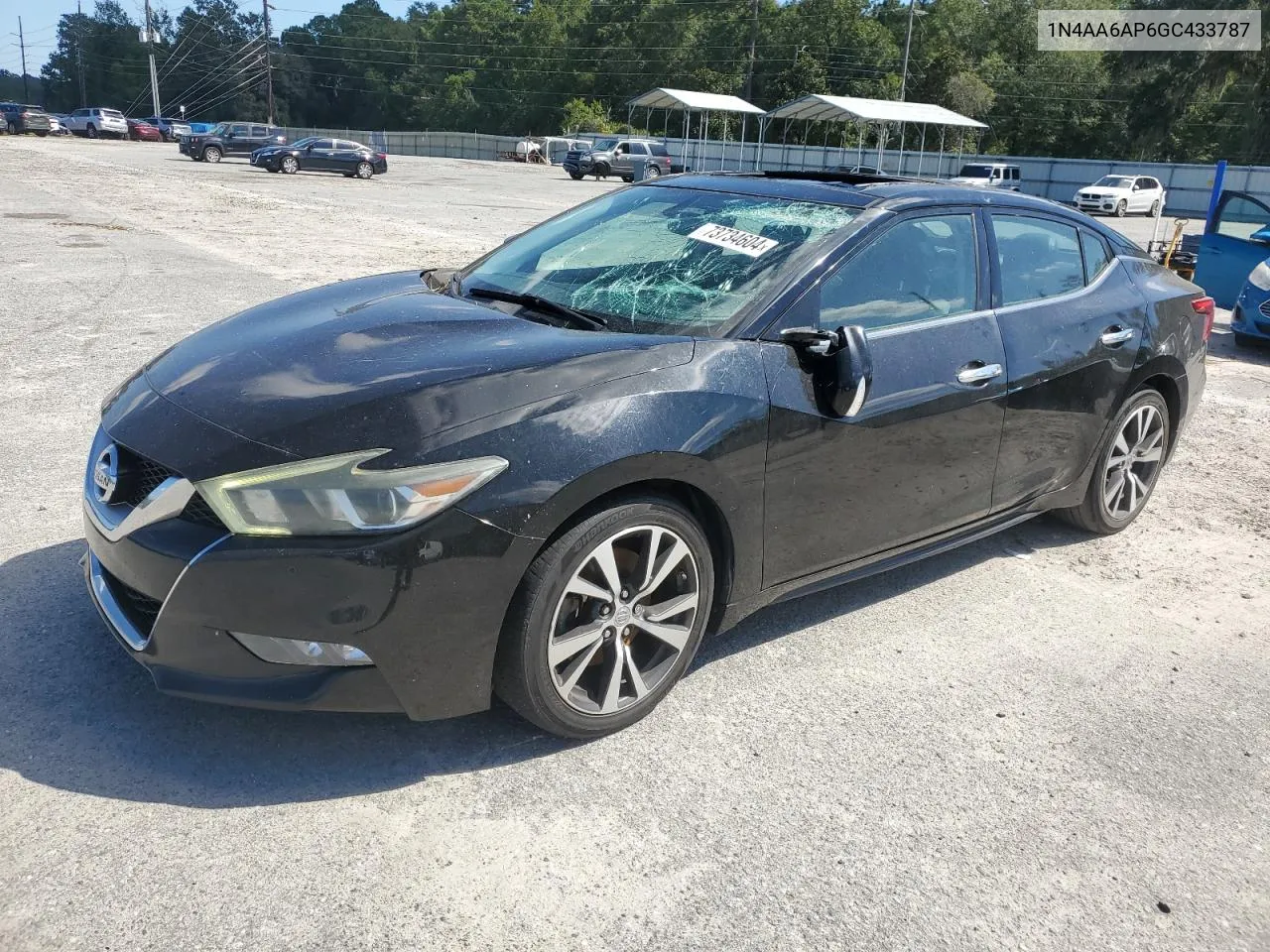 2016 Nissan Maxima 3.5S VIN: 1N4AA6AP6GC433787 Lot: 73734604