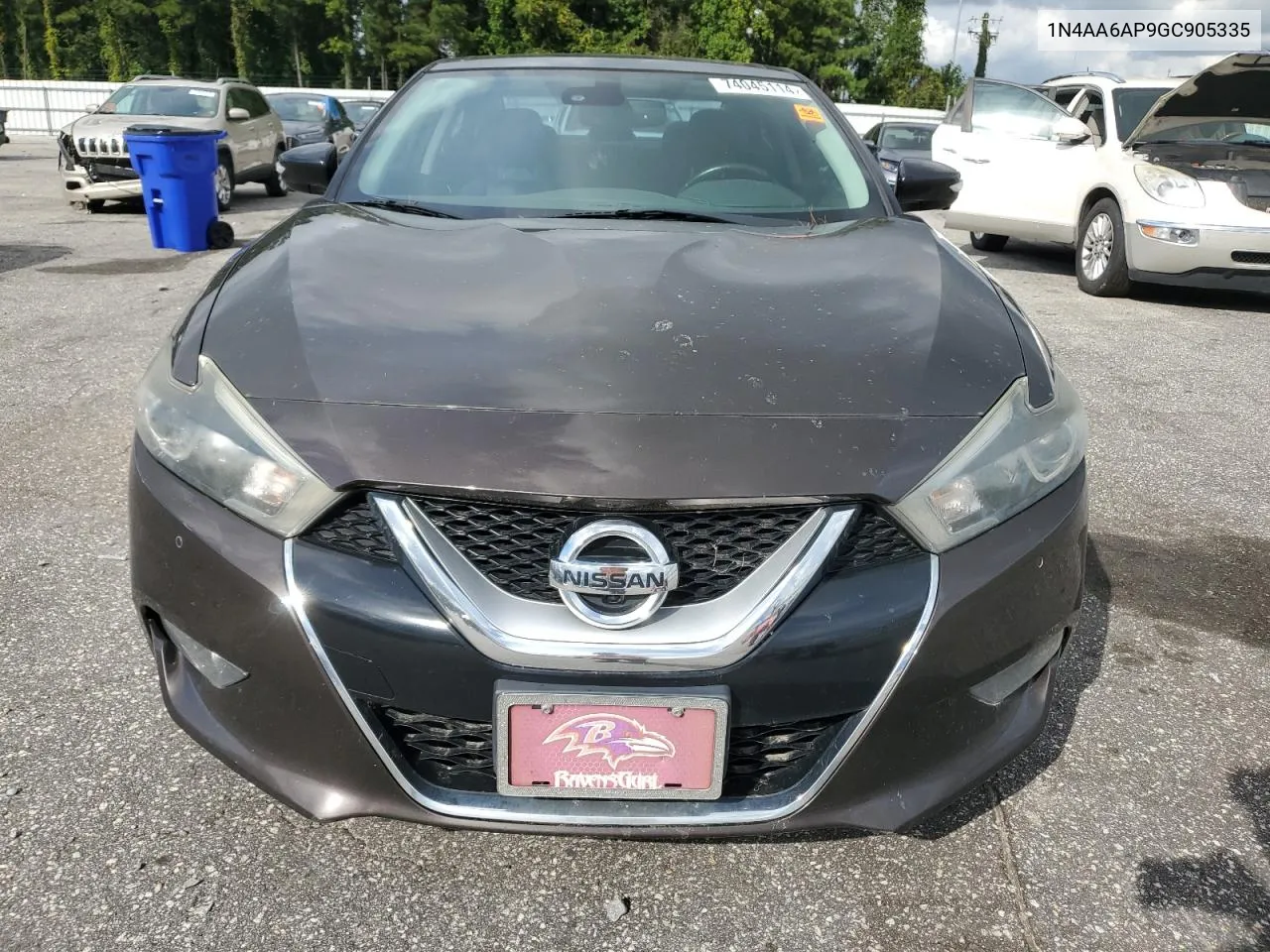 2016 Nissan Maxima 3.5S VIN: 1N4AA6AP9GC905335 Lot: 74045114