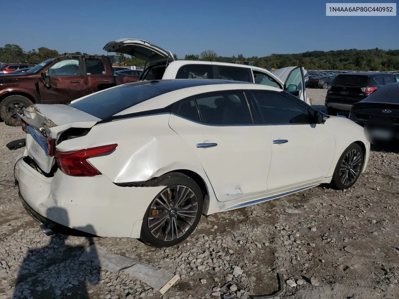 2016 Nissan Maxima 3.5S VIN: 1N4AA6AP8GC440952 Lot: 74259514